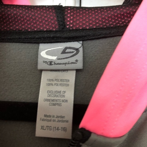 Champion Zip Front Jacket with Hood and Pocket - Picture 2 of 4